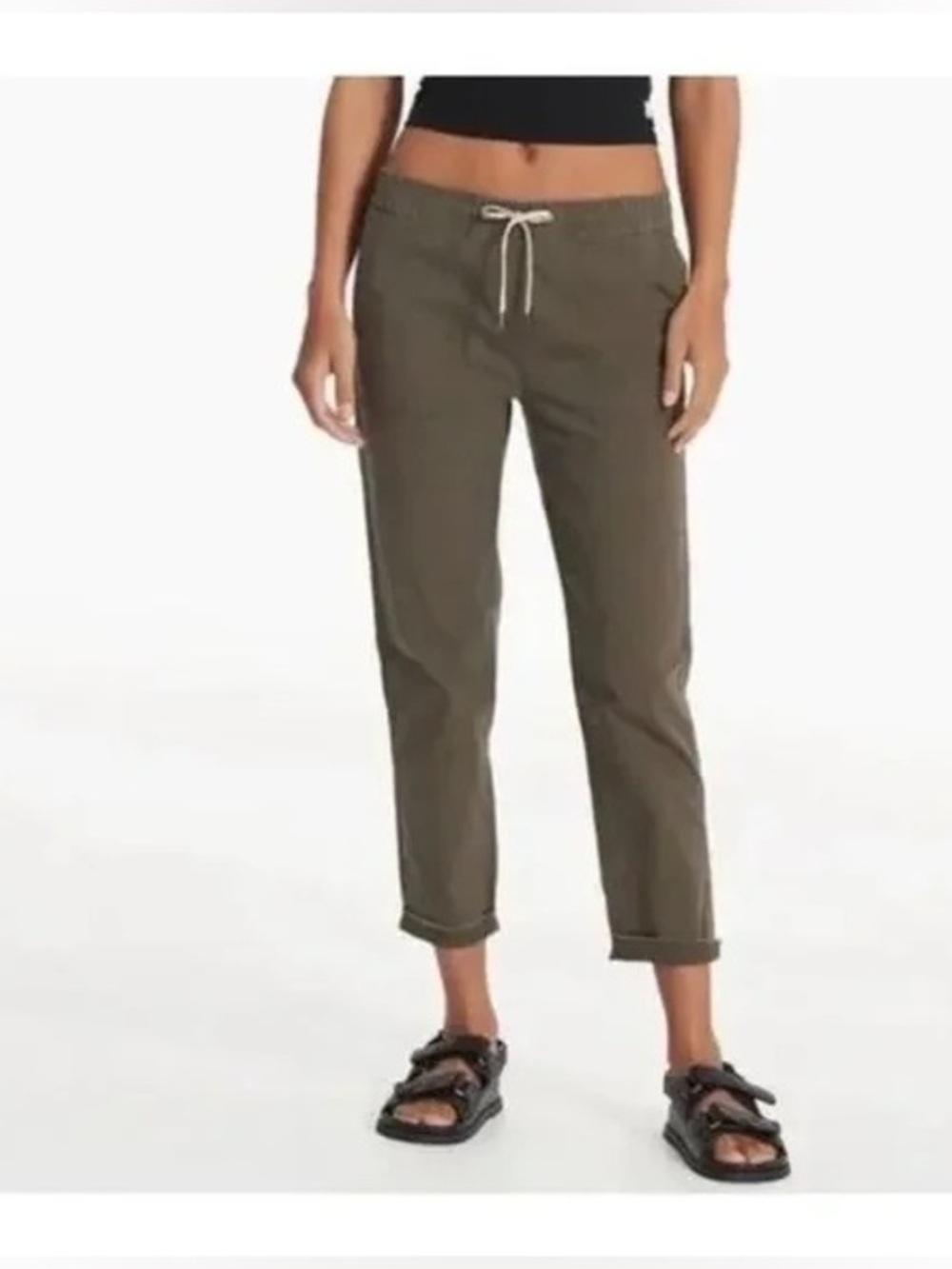 VUORI Ripstop Organic Cotton Dark Oregano Green Hiking Pants